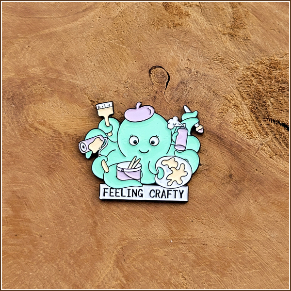 Pin "Oktopus FEELING CRAFTY"