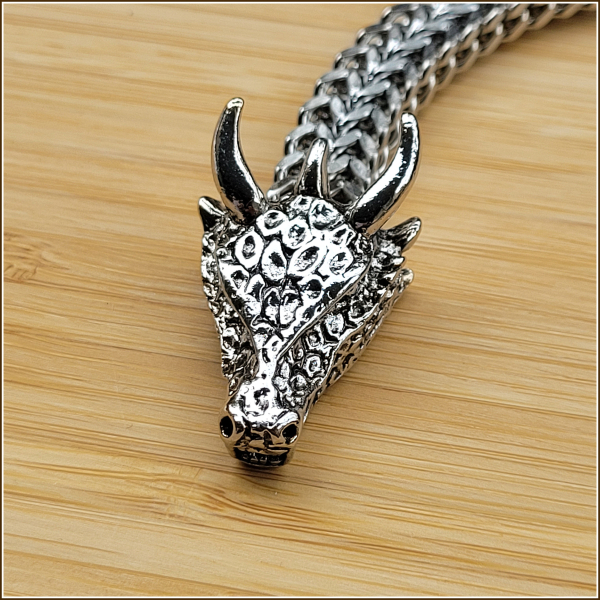 Armband "Gehörnte Drachen"  - 24,5 cm