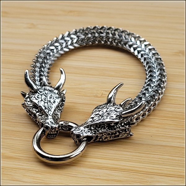 Armband "Gehörnte Drachen"  - 24,5 cm