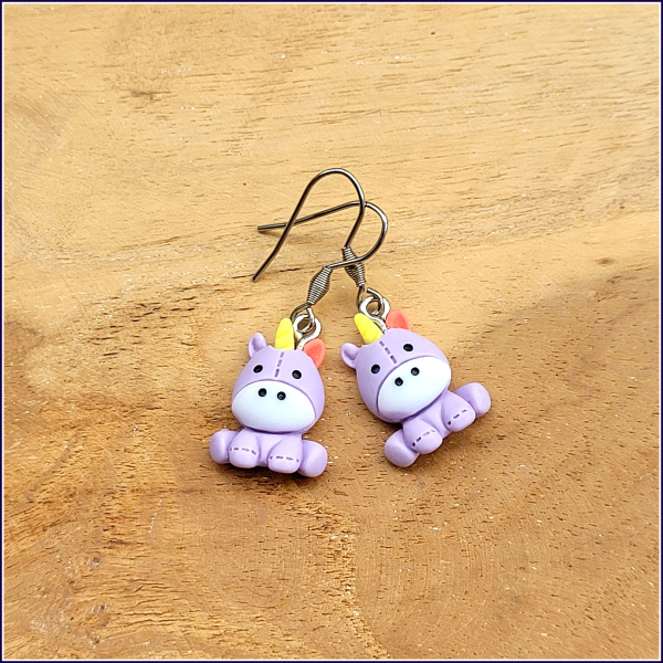 Ohrschmuck "Niedliches Einhorn"
