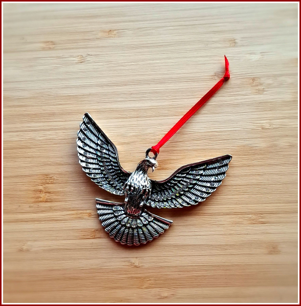 Geschenk-, Deko- oder Baumanhänger „Große Friedenstaube“