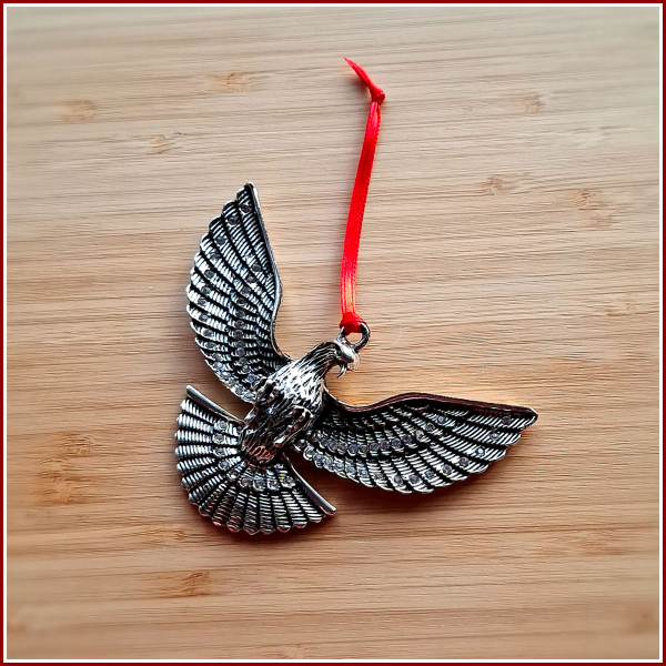 Geschenk-, Deko- oder Baumanhänger „Große Friedenstaube“