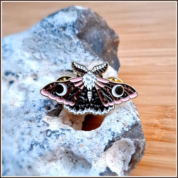 Pin „Rosa Mondmotte“