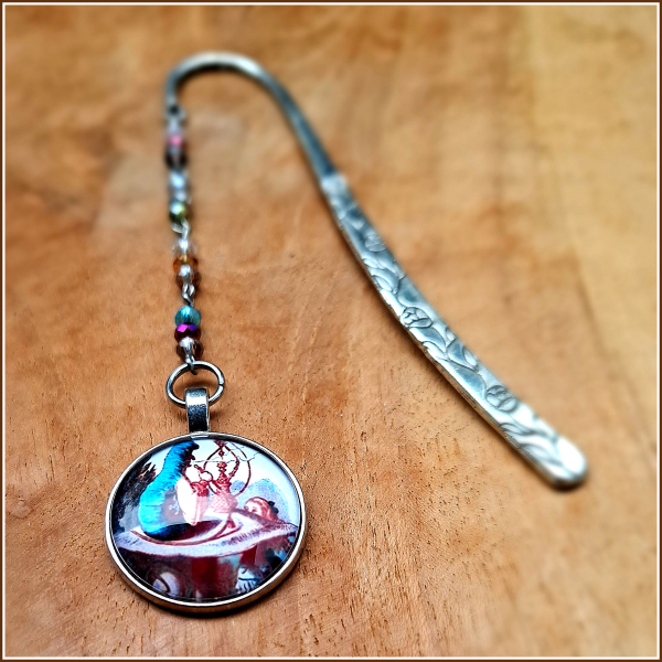 Lesezeichen, inspiriert von „Alice im Wunderland“ – ein Unikat