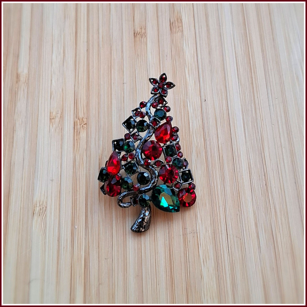 Brosche „Weihnachtsbaum“