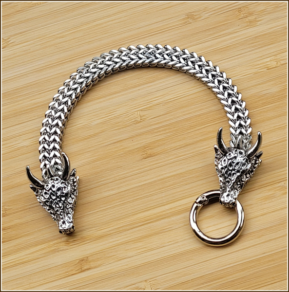 Armband "Gehörnte Drachen"  - 24,5 cm