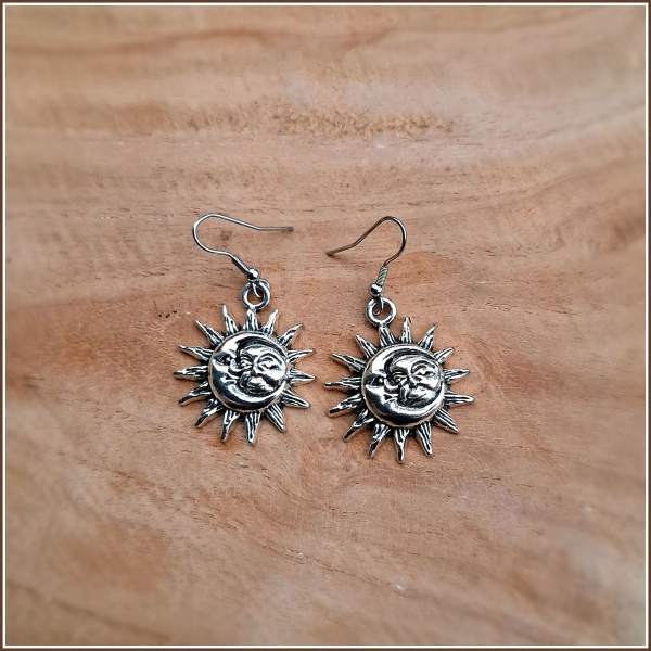 Ohrschmuck „Sonne & Mond“
