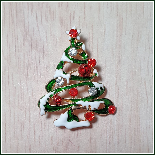 Brosche „Weihnachtsbaum“