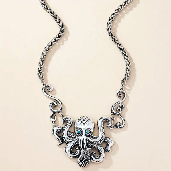 Halskette „Oktopus“– 48,5 cm, plus Verlängerung