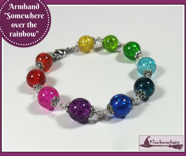 Armband "Somewhere over the rainbow"