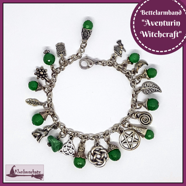 Bettelarmband "Aventurin Witchcraft" - Unikat