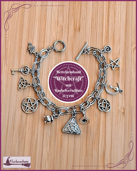 Bettelarmband „Celtic Witchcraft“ mit Knebelverschluss – 21,5 cm