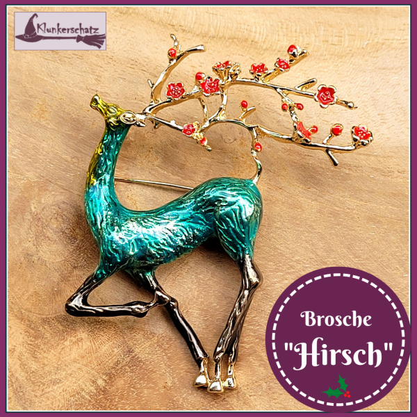 Brosche "Großer Hirsch"