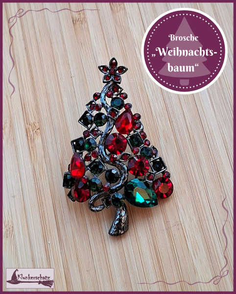 Brosche „Weihnachtsbaum“