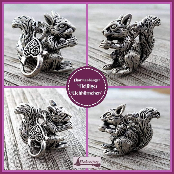 Charmanhänger "Fleißiges Eichhörnchen"