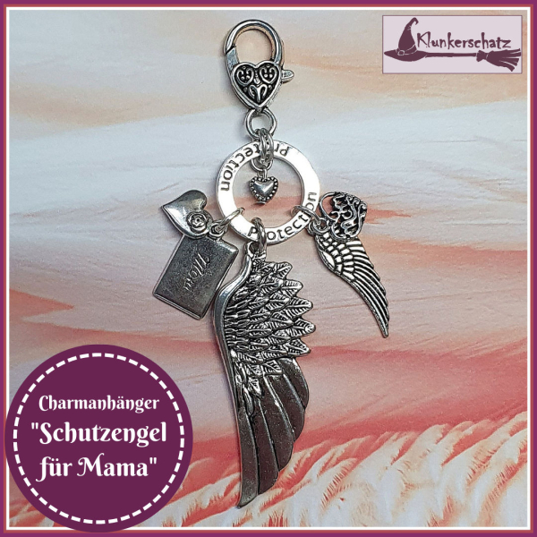 Charmanhänger "Schutzengel für Mama"