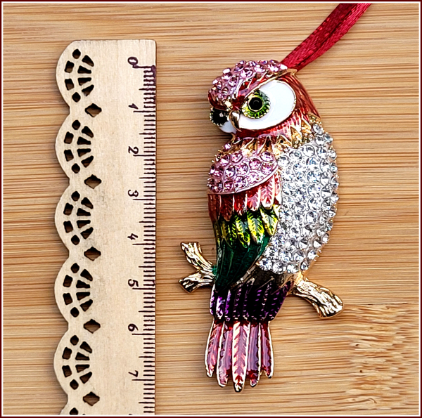 Geschenk-, Deko- oder Baumanhänger "Eule"