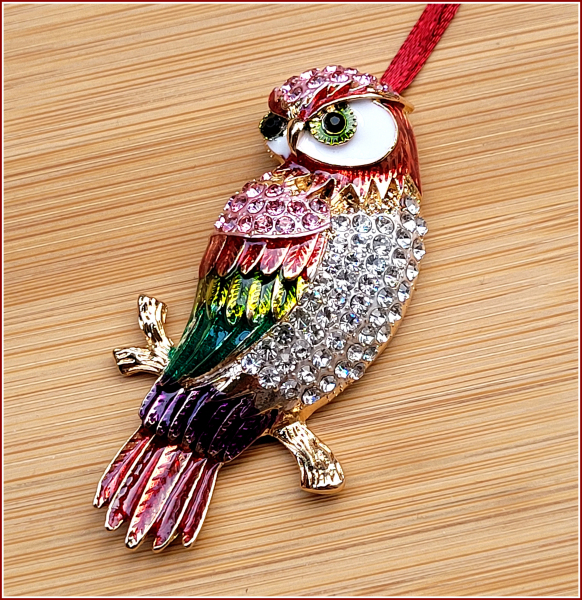 Geschenk-, Deko- oder Baumanhänger "Eule"