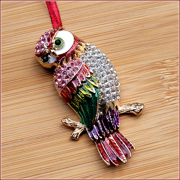 Geschenk-, Deko- oder Baumanhänger "Eule"