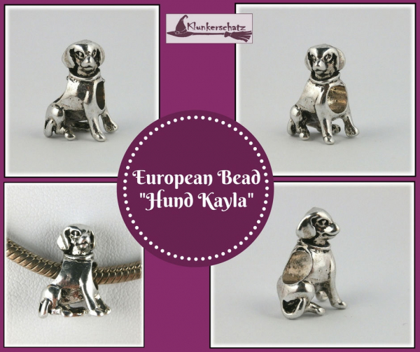 European Bead "Hund Kayla"
