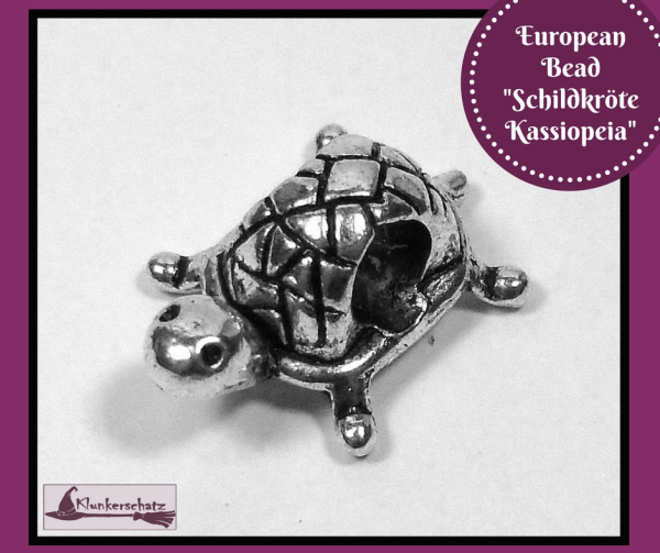 European Bead "Schildkröte Kassiopeia"