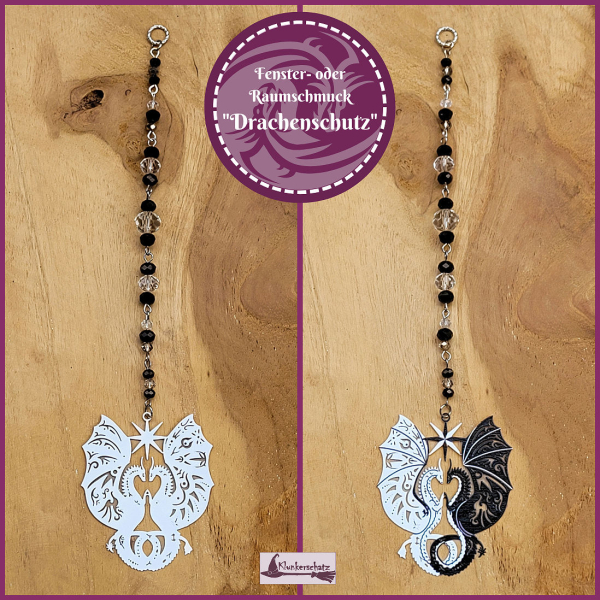 Fenster-, Wand- oder Raumschmuck "Drachenschutz"
