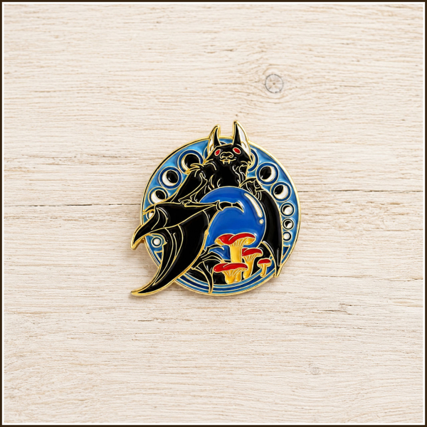Pin "Fledermaus & Glaskugel"