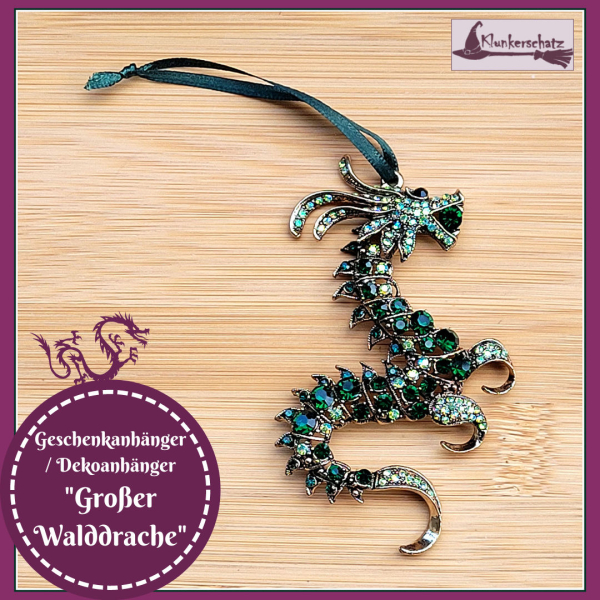 Geschenk- und Dekoanhänger "Großer Walddrache"