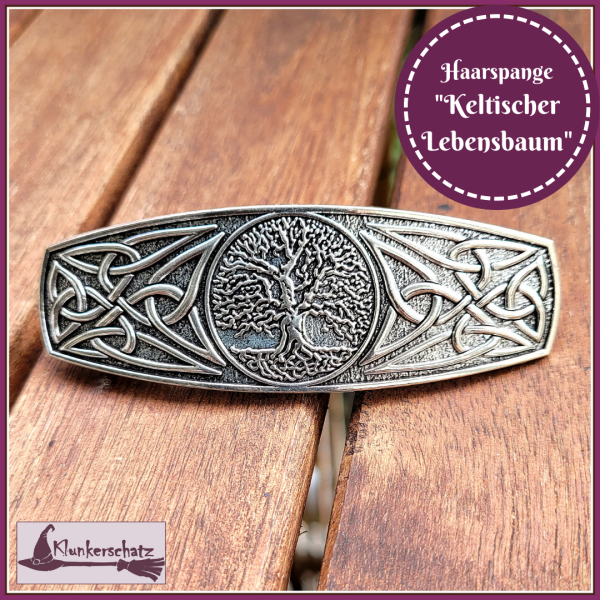 Haarspange "Keltischer Lebensbaum"