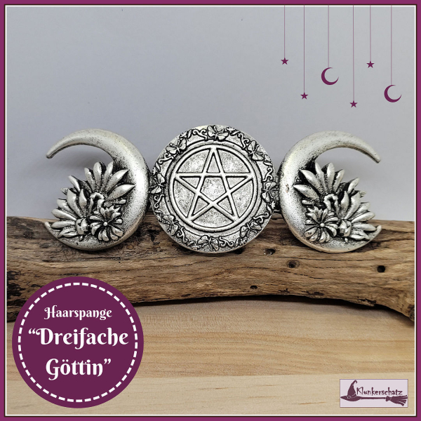 Haarspange "Dreifache Göttin"