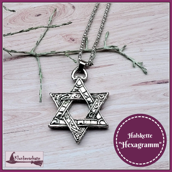 Halskette "Hexagramm" - 71 cm