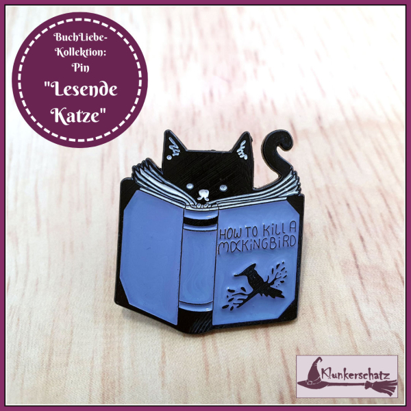 BuchLiebeKollektion - "Lesende Katze" - How to kill a Mockingbird