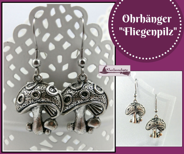 Ohrhänger "Fliegenpilz"