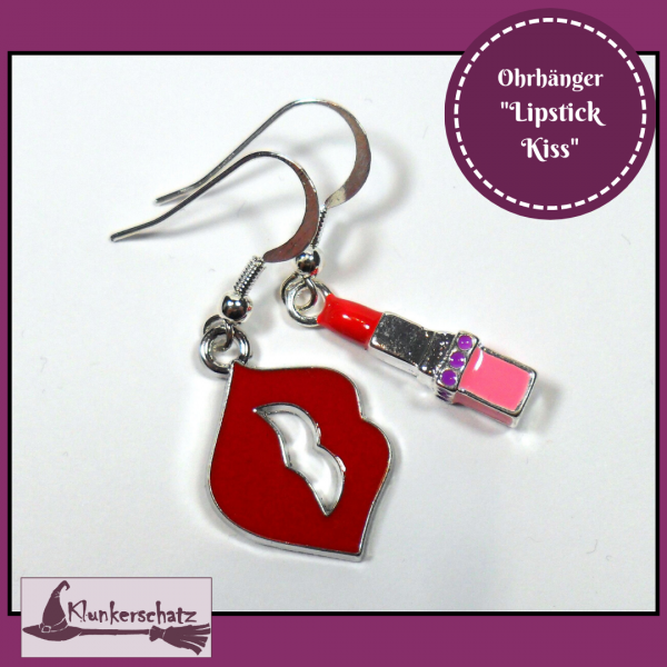 Ohrhänger "Lipstick Kiss"