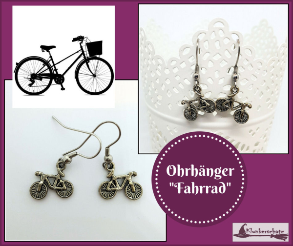 Ohrhänger "Fahrrad"