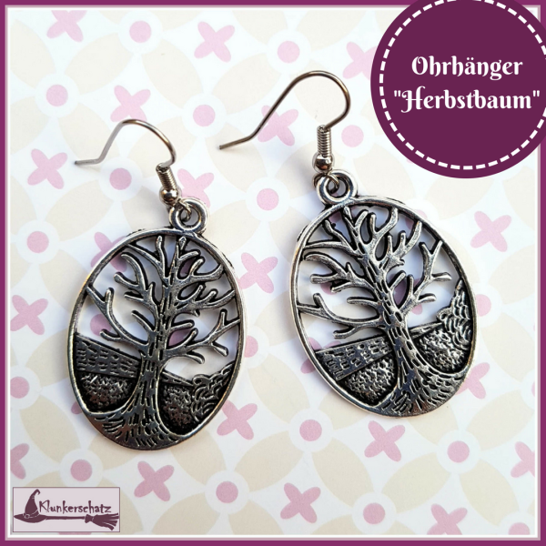 Ohrhänger "Herbstbaum"