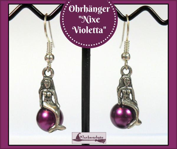 Ohrhänger "Nixe Violetta"