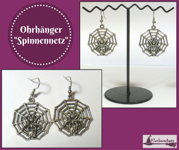 Ohrhänger "Spinnennetz"