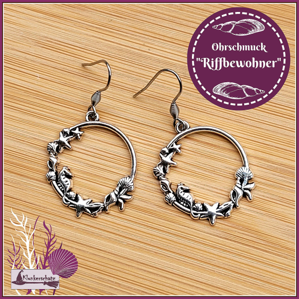 Ohrschmuck "Riffbewohner"