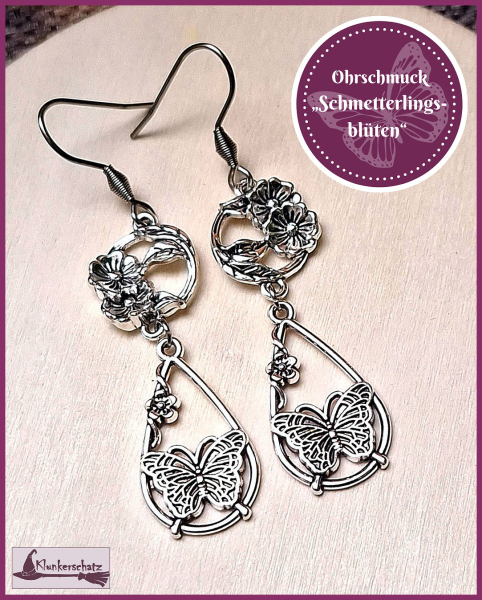 Ohrschmuck "Schmetterlingsblüten"