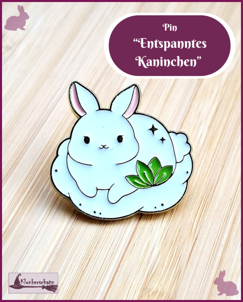 Pin „Entspanntes Kaninchen“