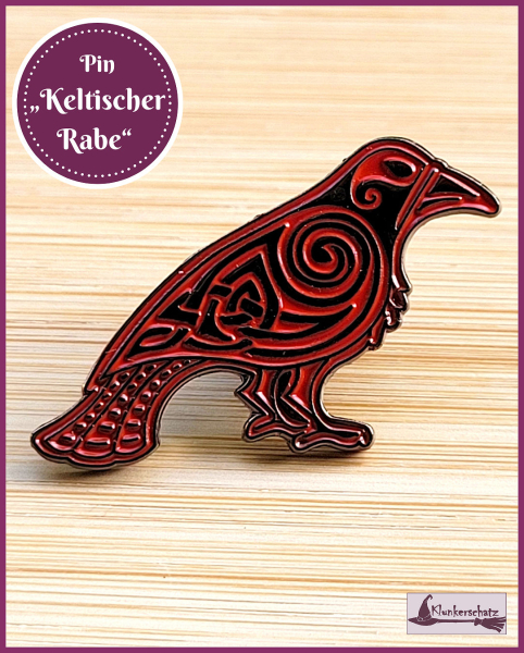 Pin "Keltischer Rabe"
