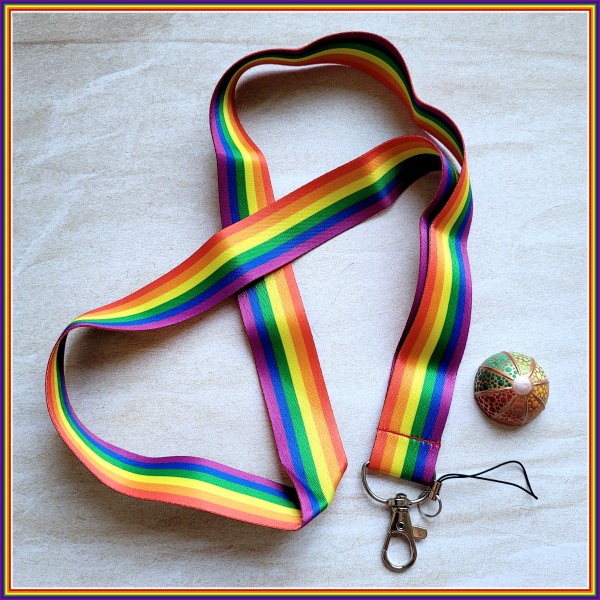 Schlüsselband "Regenbogen"