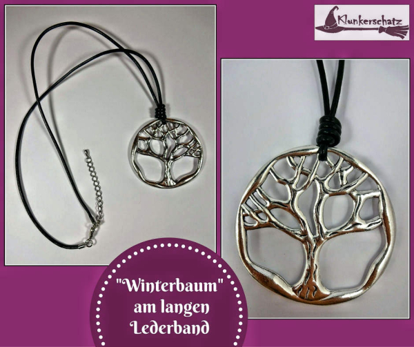 "Winterbaum" am Lederband