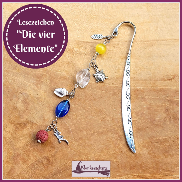 Lesezeichen "Die vier Elemente"
