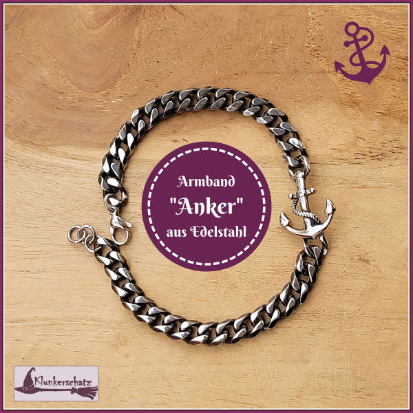 Armband "Anker" aus Edelstahl