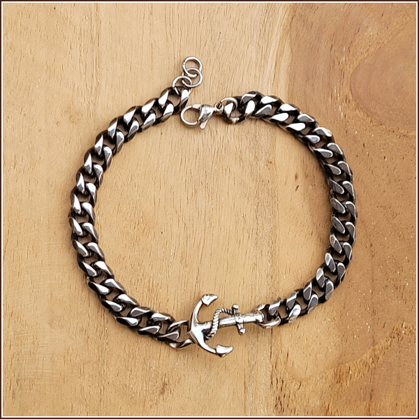 Armband "Anker" aus Edelstahl