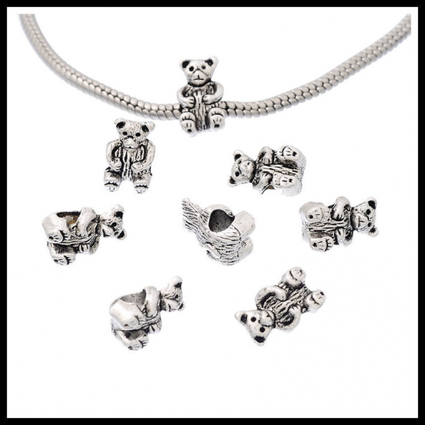 European Bead "Teddybär"
