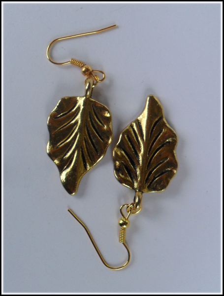 Ohrhänger "Blattgold"