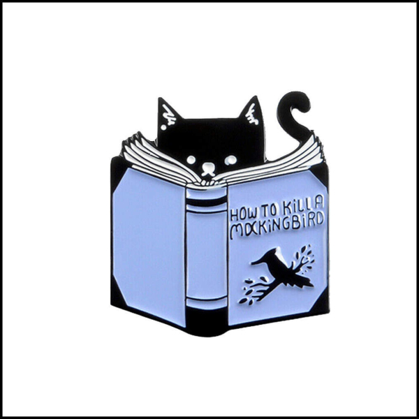 BuchLiebeKollektion - "Lesende Katze" - How to kill a Mockingbird